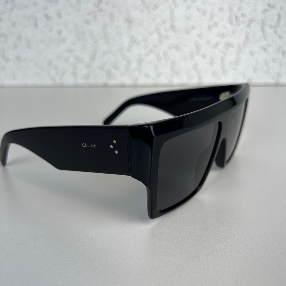 Celine Black Shield Sunglasses
